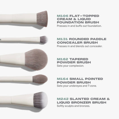 Morphe - Portrait Mode 5-Piece Face Brush Set