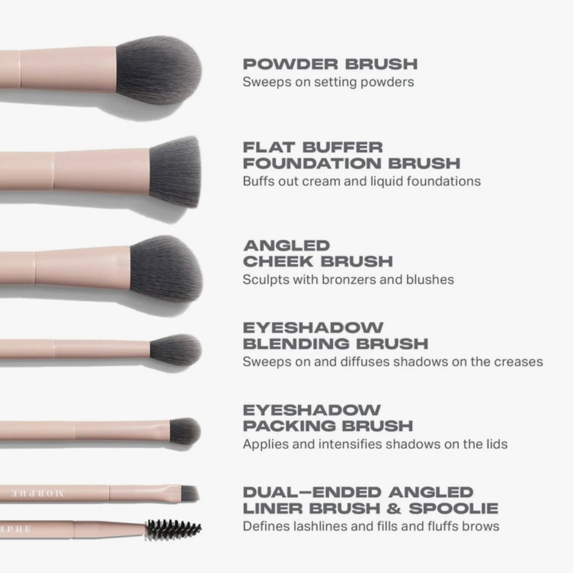 Morphe - Travel Shaping Essentials Brush Set