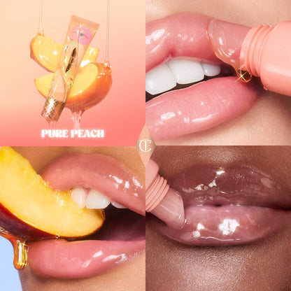 Charlotte Tilbury - Unreal Lips Healthy Glow Nectar Lip Oil - JUICYLICIOUS PURE PEACH