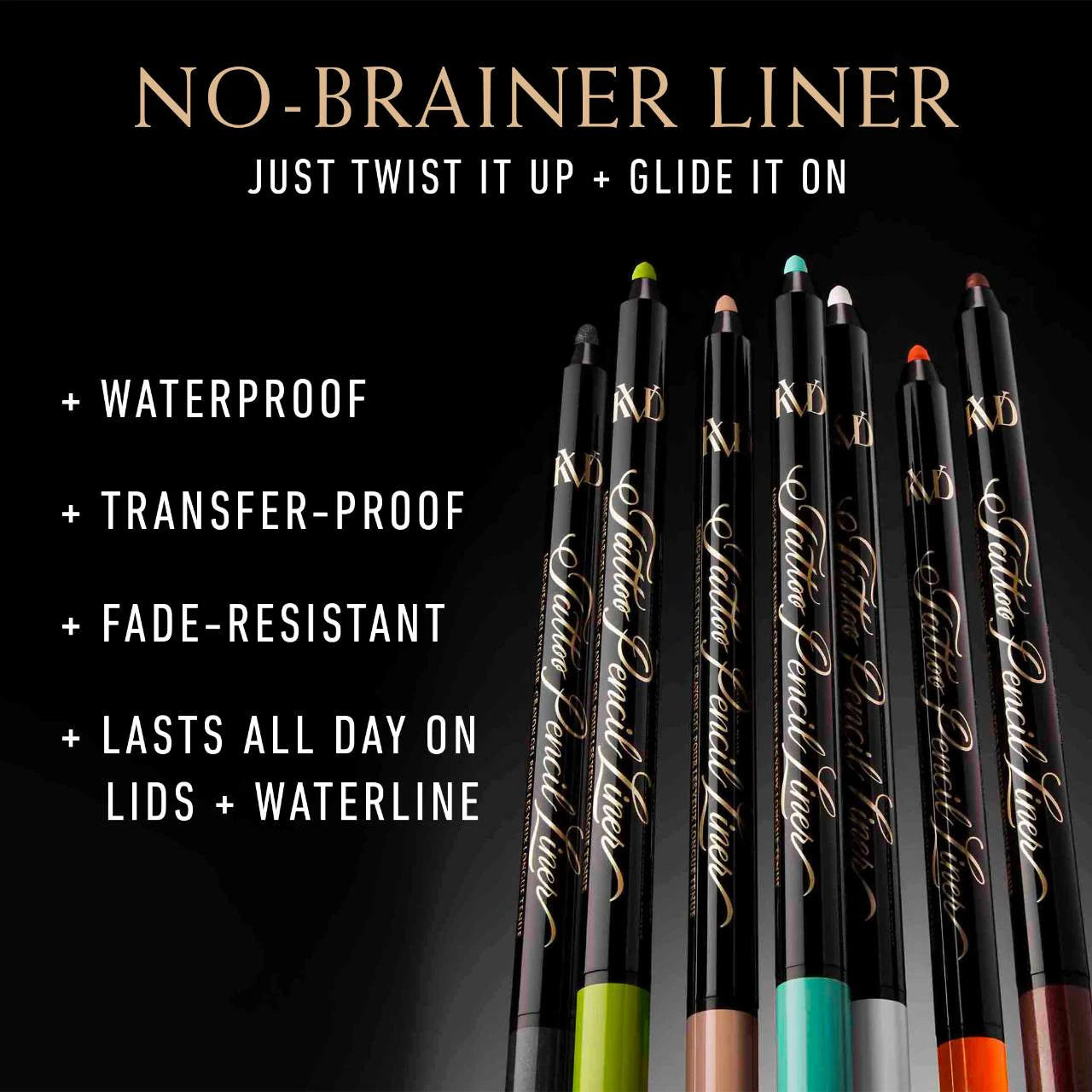 KVD Beauty - Tattoo Pencil Liner Waterproof Long-Wear Gel Eyeliner - TROOPER BLACK