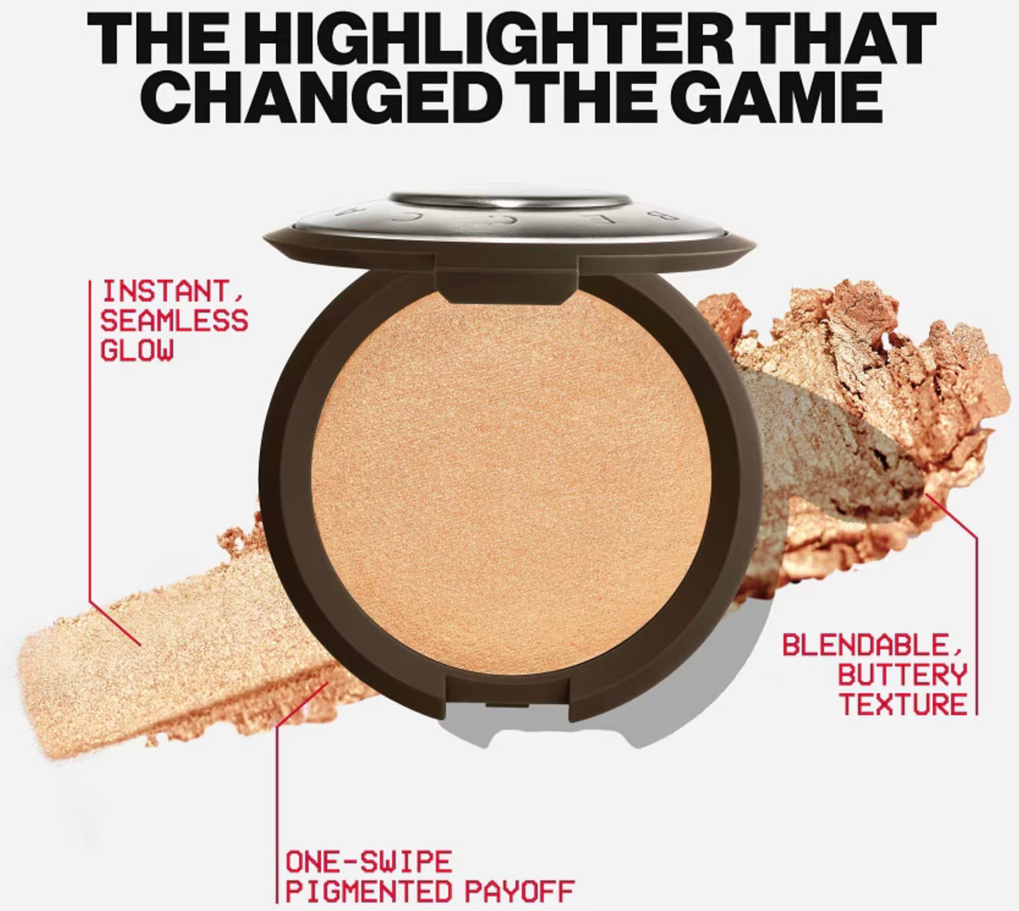 Smashbox - Smashbox X BECCA Shimmering Skin Perfector Pressed Highlighter - CHAMPAGNE POP