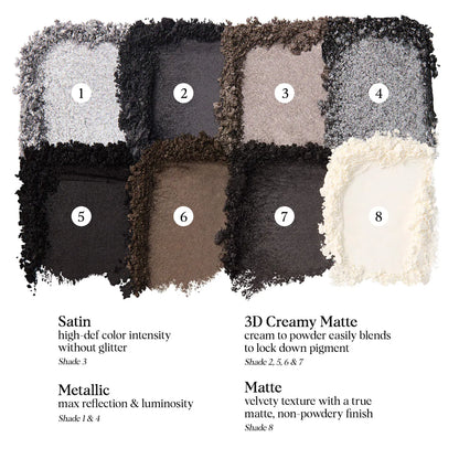 Hung Vanngo Beauty -  Color Story Eyeshadow Palette - COMPOSED COOL
