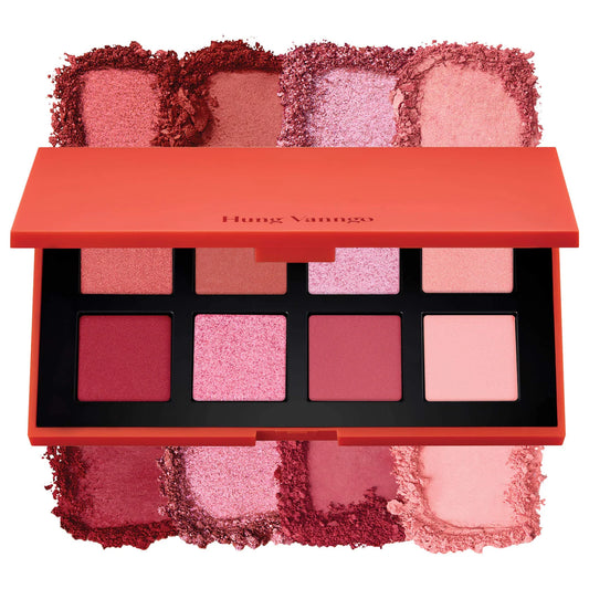 Hung Vanngo Beauty -  Color Story Eyeshadow Palette - REBELLIOUS RED & PINK