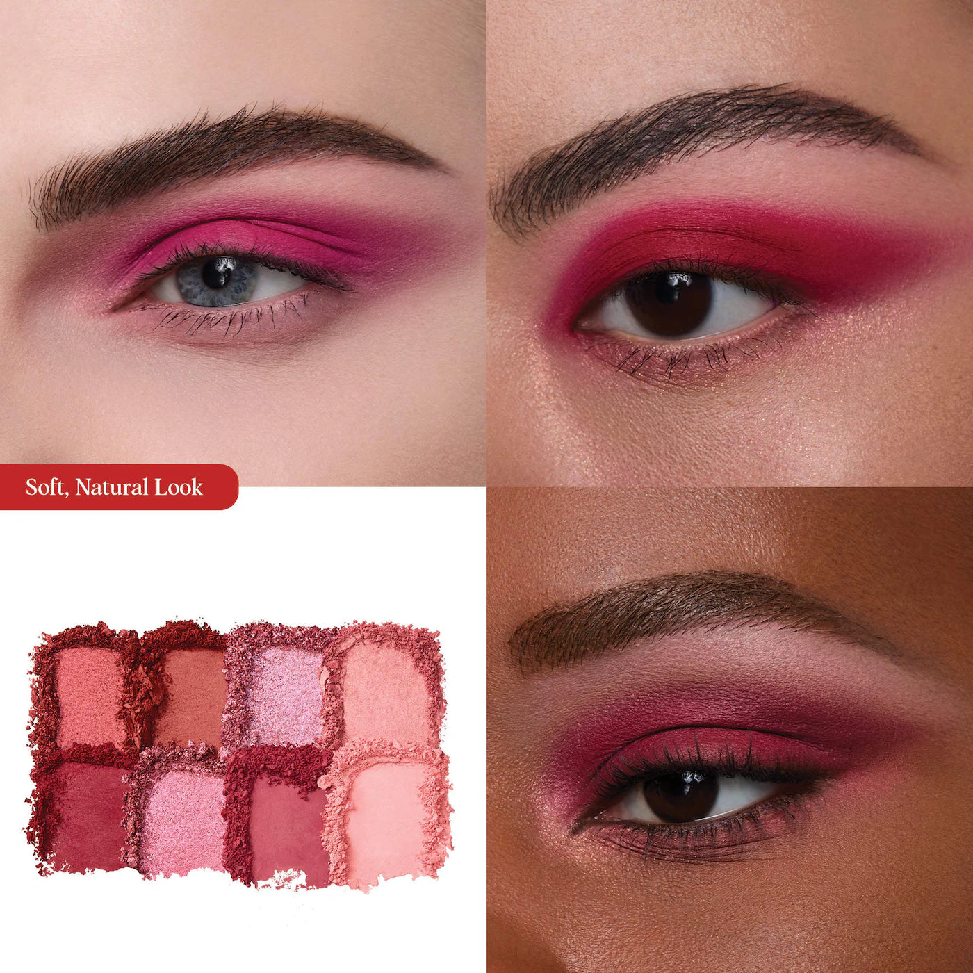 Hung Vanngo Beauty -  Color Story Eyeshadow Palette - REBELLIOUS RED & PINK