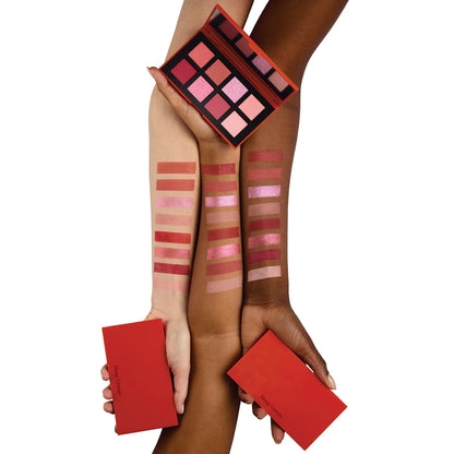 Hung Vanngo Beauty -  Color Story Eyeshadow Palette - REBELLIOUS RED & PINK
