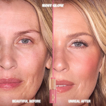 Charlotte Tilbury - Unreal Lip + Cheek Glow Blush Stick - ROSY GLOW