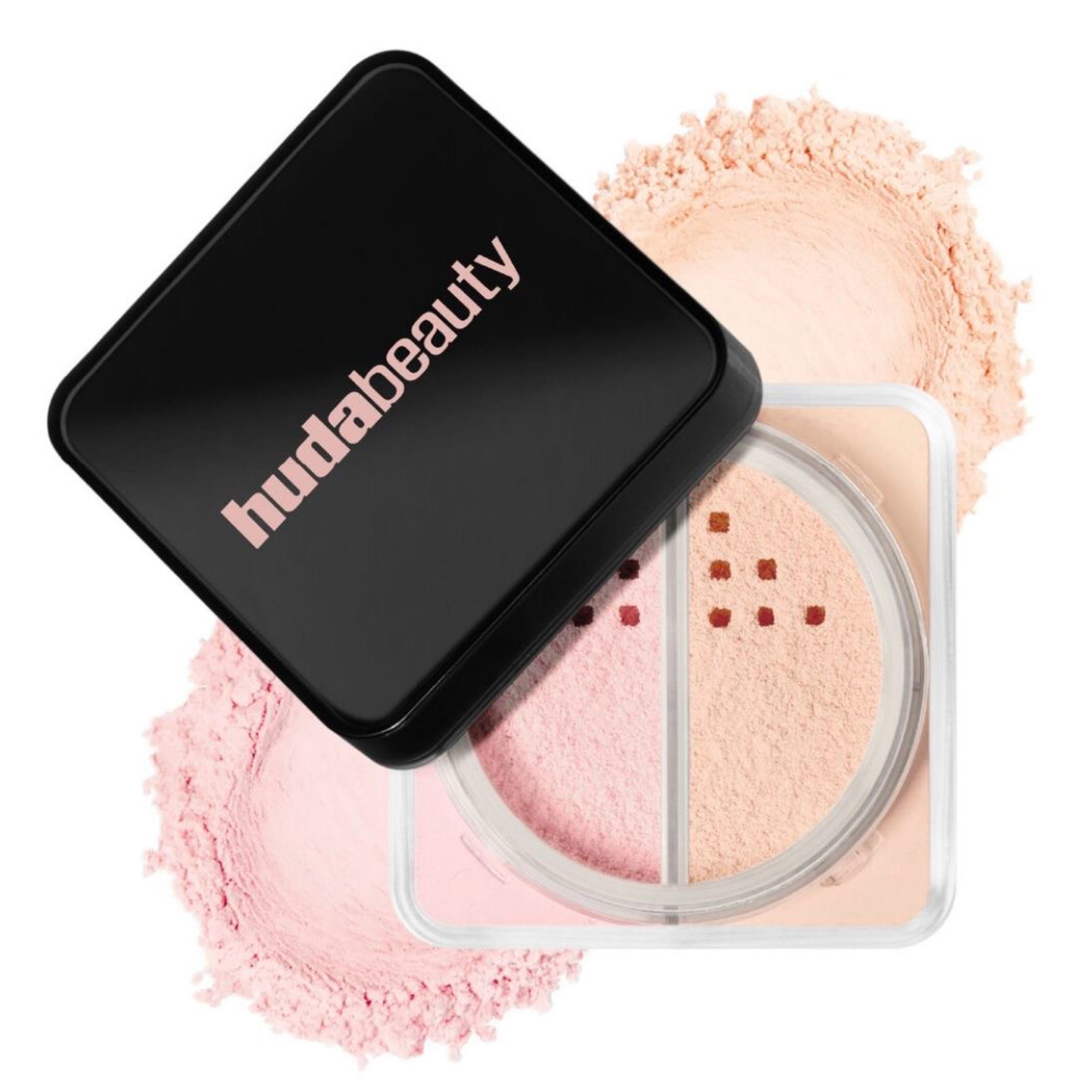 Huda Beauty - Easy Bake Loose Powder Duo - CHERRY PEACH – Makeup