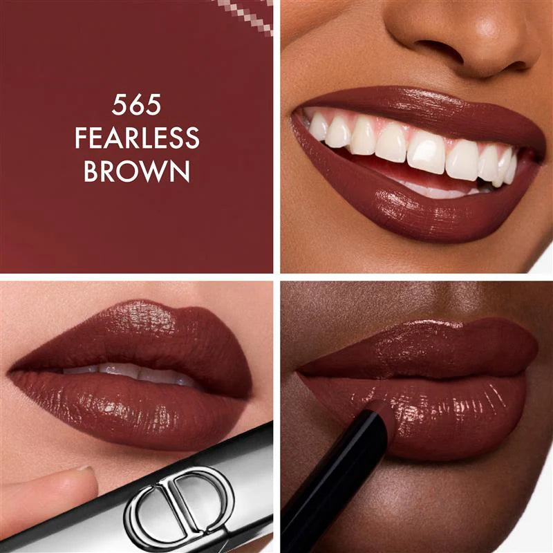 DIOR - Rouge Dior On Stage Lipstick - 565 FEARLESS BROWN