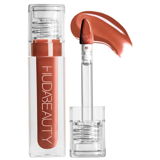 Huda Beauty - Faux Filler Shiny Non-Sticky Lip Gloss - FOXY