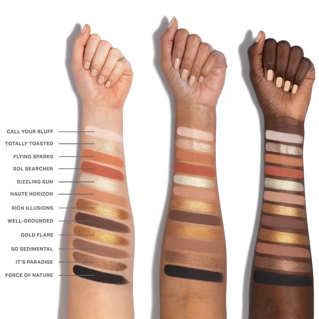 Morphe - ChromaPlus 12-Pan Eyeshadow Palette - FLICKERING SANDS