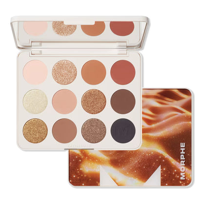 Morphe - ChromaPlus 12-Pan Eyeshadow Palette - FLICKERING SANDS