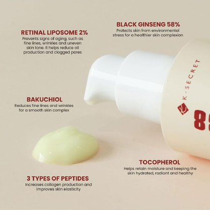 KSECRET SEOUL 1988 - Serum Retinal Liposome 2% + Black Ginseng
