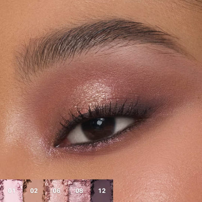 Morphe - ChromaPlus 12-Pan Eyeshadow Palette - ROSE FREQUENCY