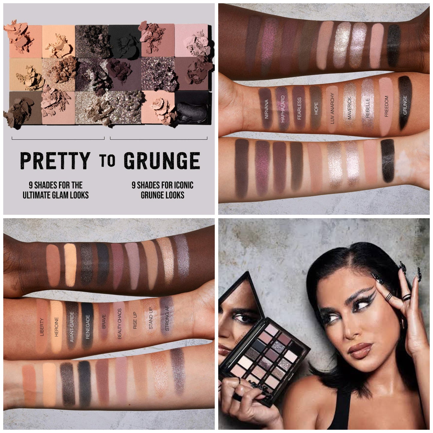 Huda Beauty - Pretty Grunge Eyeshadow Palette