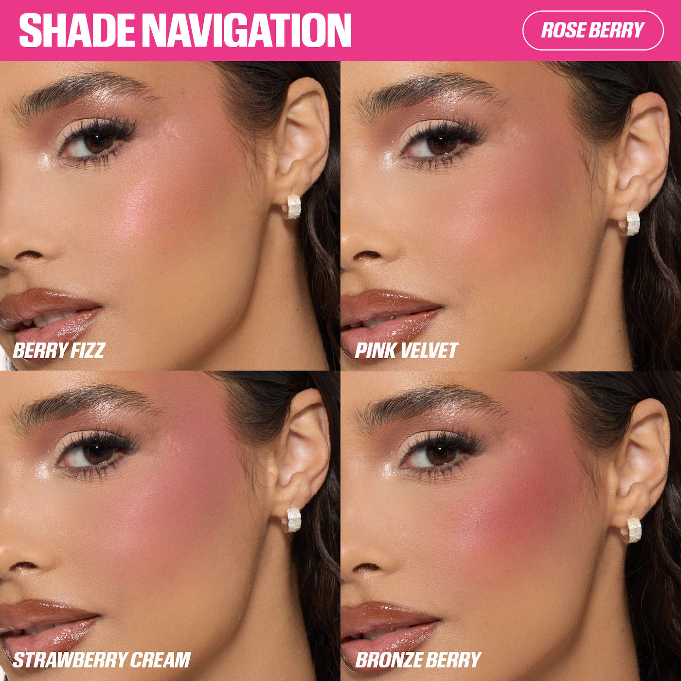 Huda Beauty - Blush Filter Blurring Blushlighters Palette - ROSE BERRY