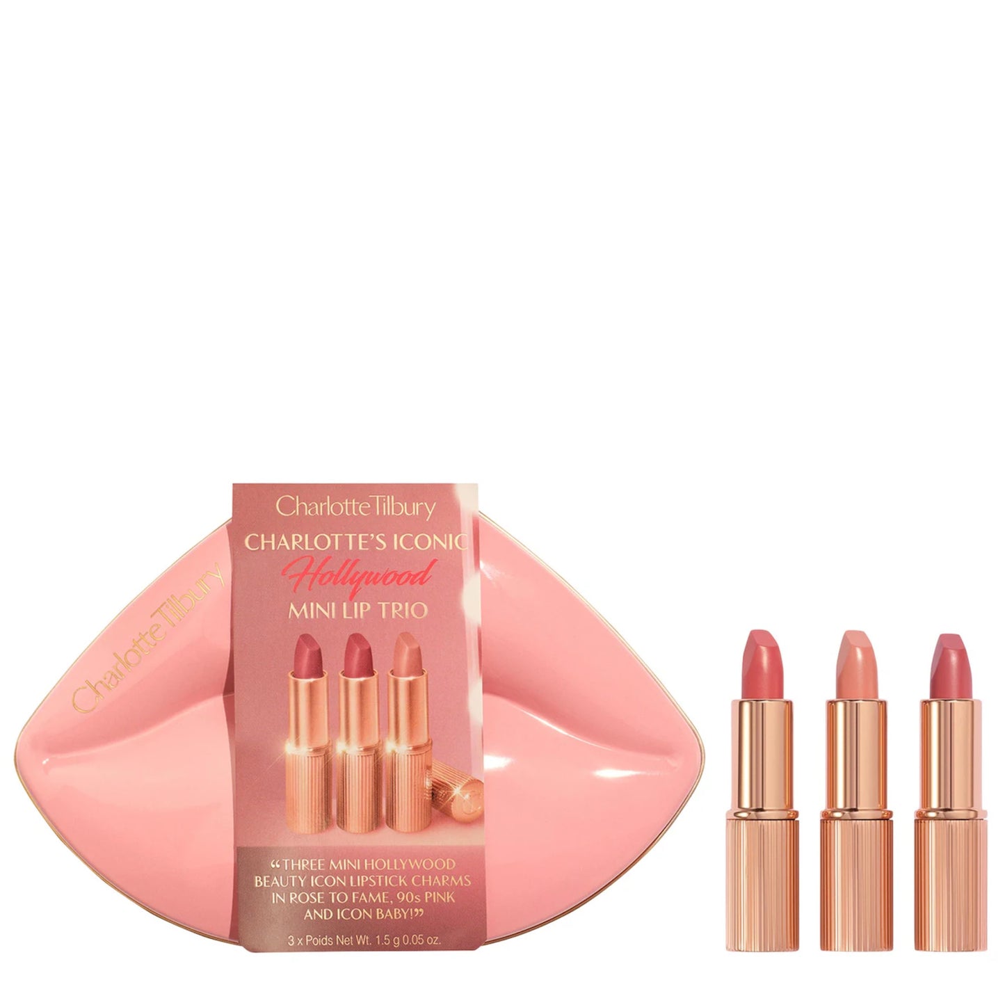Charlotte Tilbury - Mini Iconic Hollywood Lipstick Trio Gift Set