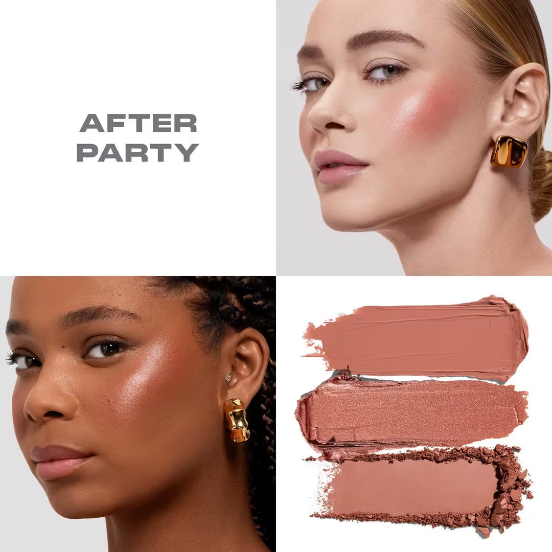 Morphe - Cheek Thrills Multi-Finish Face Trio - AFTER PARTY