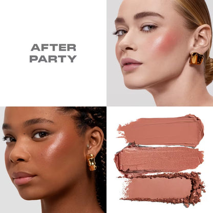 Morphe - Cheek Thrills Multi-Finish Face Trio - AFTER PARTY
