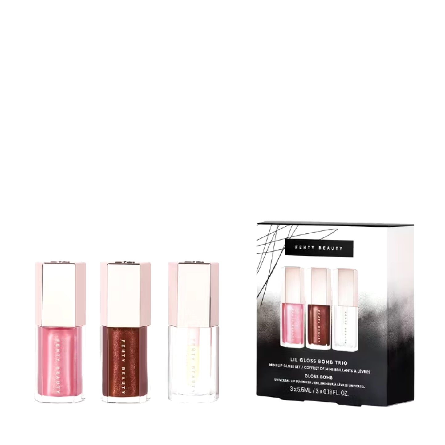 Fenty Beauty - Lil Gloss Bomb Trio Mini Lip Gloss Set