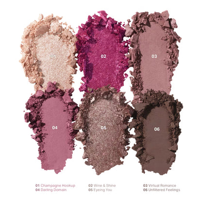 Morphe - ChromaPlus 6-Pan Eyeshadow Palette - LOVE BYTE