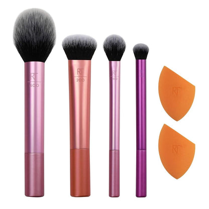 Real Techniques - Everyday Essentials Makeup Brush Kit - 6pc