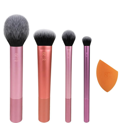 Real Techniques - Everyday Essentials Makeup Brush Kit - 5pc