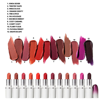 MAC - Lips By The Dozen Mini Powder Kiss Lipstick x 12