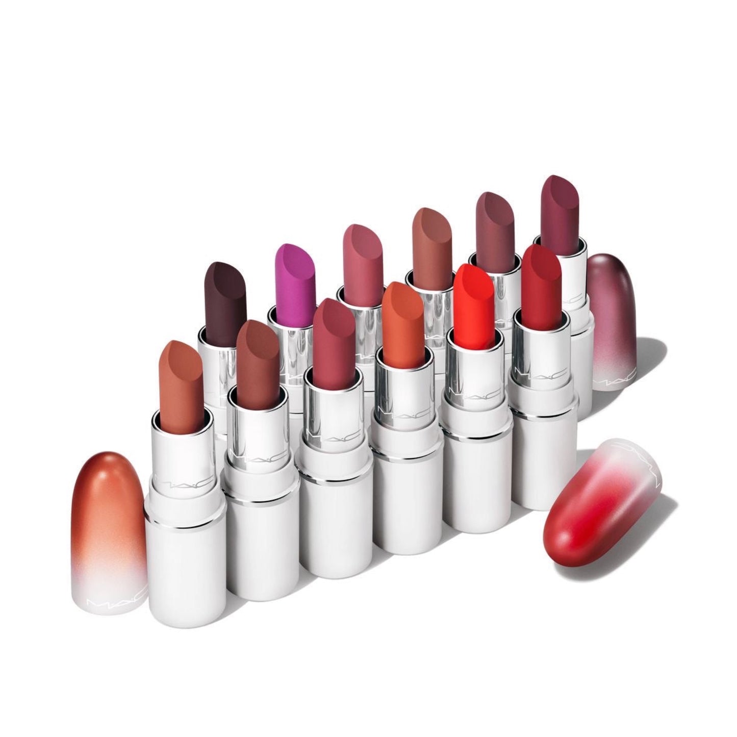 MAC - Lips By The Dozen Mini Powder Kiss Lipstick x 12