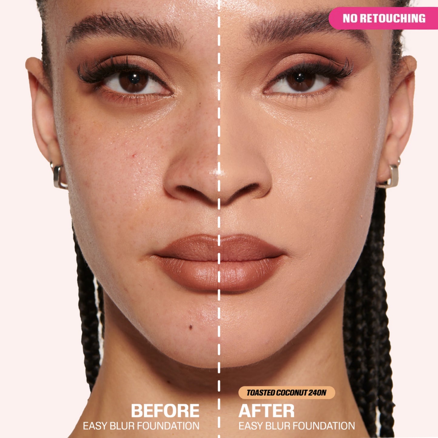 Huda Beauty - Easy Blur Natural Airbrush Foundation - TOASTED COCONUT 240N