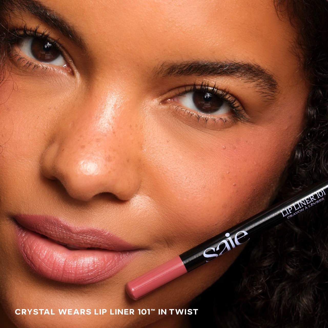 Saie - Lip Liner 101: Creamy & Nourishing Lip Pencil - TWIST