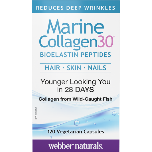 Webber Naturals - Supplements Marine Collagen 30 - 120 Capsules