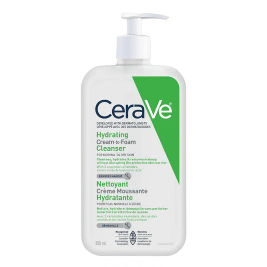 CeraVe - Hydrating Cream-to-Foam Cleanser - 355ml