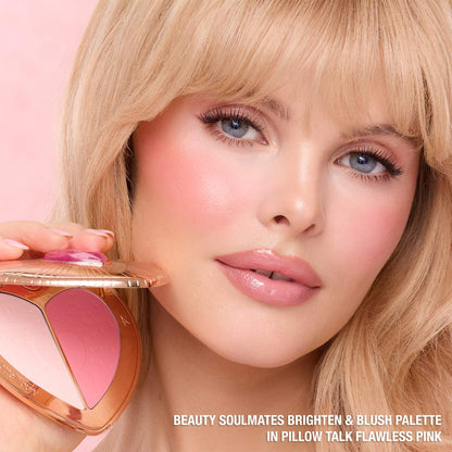 Charlotte Tilbury - Soulmates Face Palette - PILLOW TALK FLAWLESS PINK