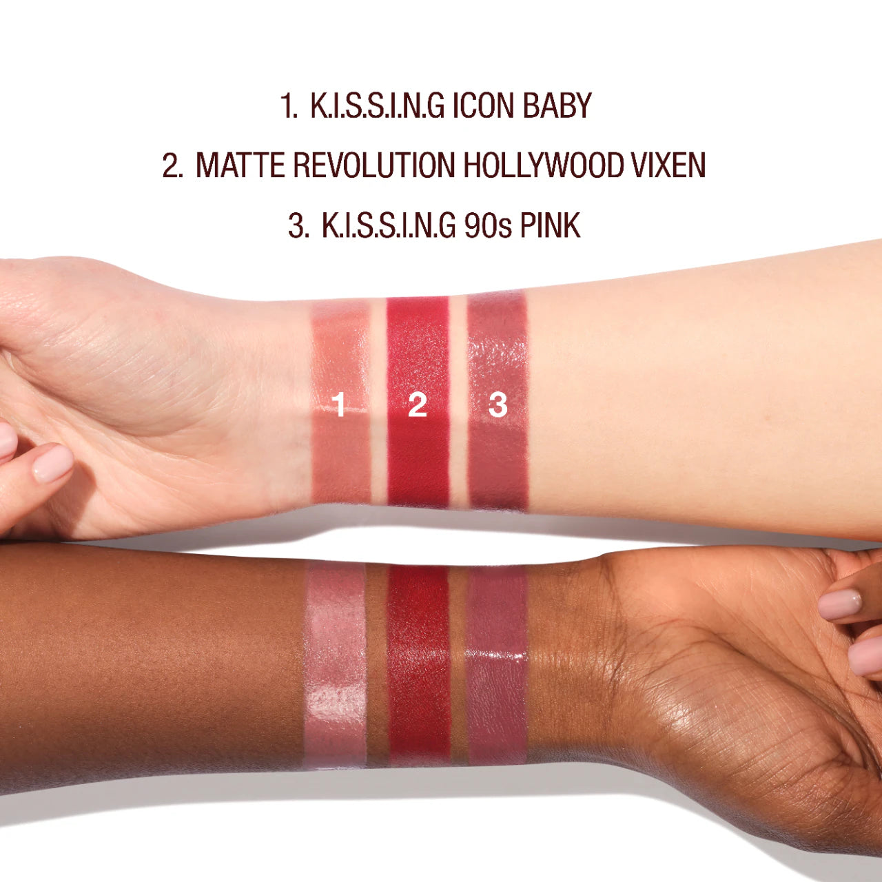 Charlotte Tilbury - Mini Iconic Hollywood Lipstick Trio Set