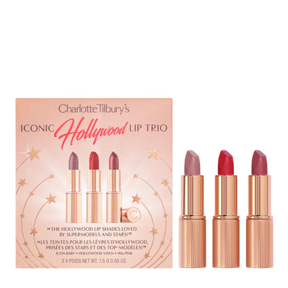 Charlotte Tilbury - Mini Iconic Hollywood Lipstick Trio Set