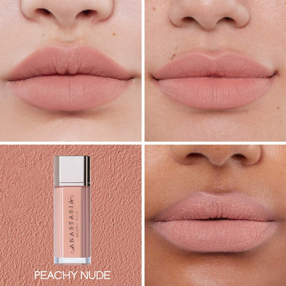 Anastasia Beverly Hills - Lip Velvet Liquid Lipstick - PEACHY NUDE