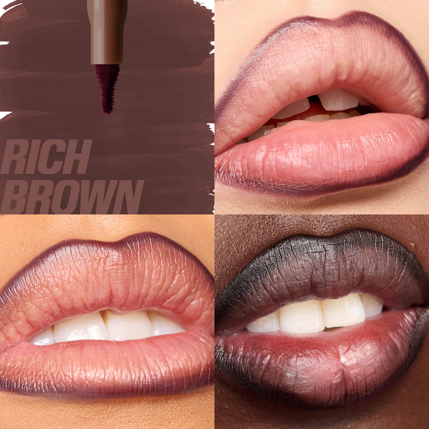 Huda Beauty - Lip Contour Stain - RICH BROWN