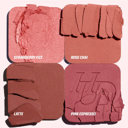 Huda Beauty - Blush Filter Blurring Blushlighters Palette - STRAWBERRY LATTE