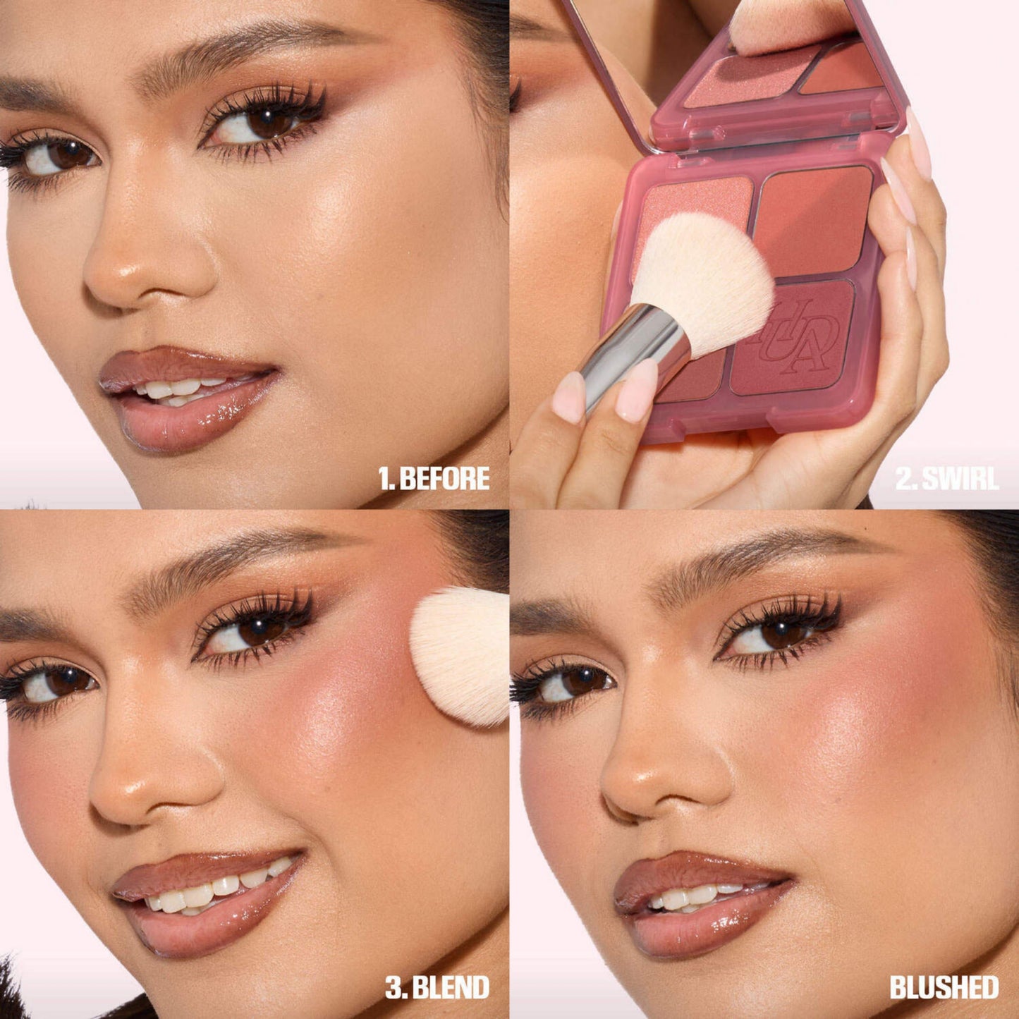 Huda Beauty - Blush Filter Blurring Blushlighters Palette - STRAWBERRY LATTE