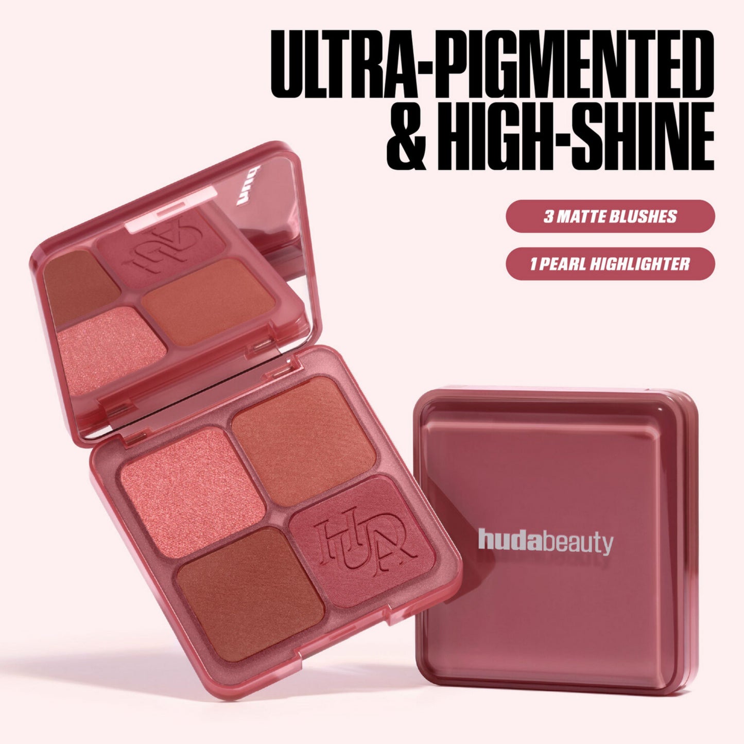 Huda Beauty - Blush Filter Blurring Blushlighters Palette - STRAWBERRY LATTE