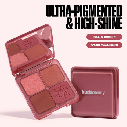 Huda Beauty - Blush Filter Blurring Blushlighters Palette - STRAWBERRY LATTE