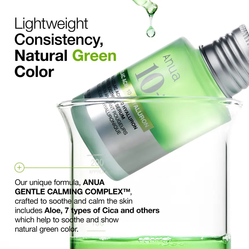 ANUA - Azelaic Acid 10 Hyaluron Redness Soothing Serum