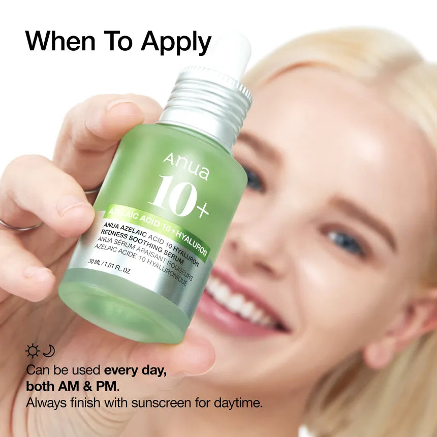 ANUA - Azelaic Acid 10 Hyaluron Redness Soothing Serum