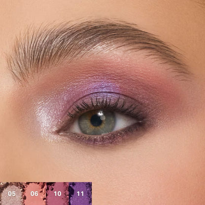 Morphe - ChromaPlus 12-Pan Eyeshadow Palette - ELECTRIC CURRANT