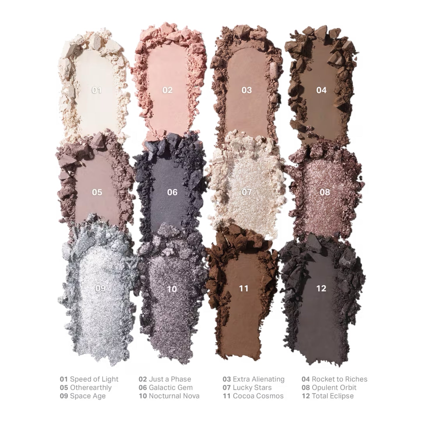 Morphe - ChromaPlus 12-Pan Eyeshadow Palette - MOON STONE