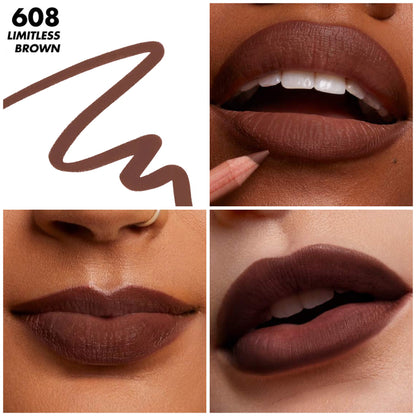 MAKE UP FOR EVER - Artist Color Pencil Longwear Lip Liner - 608 LIMITLESS BROWN