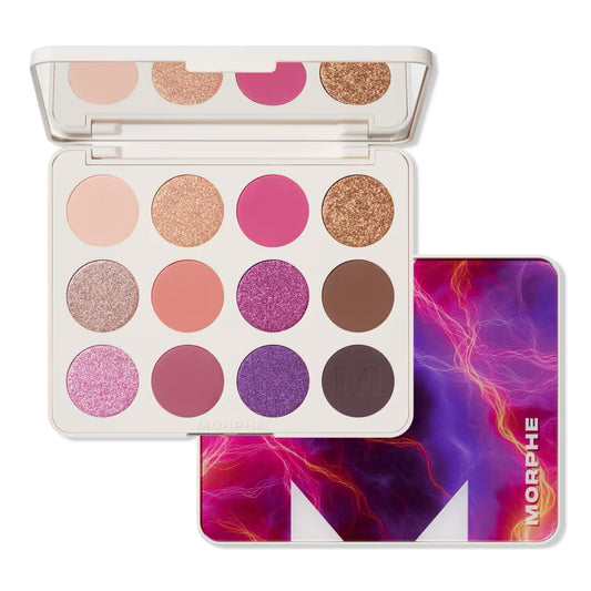 Morphe - ChromaPlus 12-Pan Eyeshadow Palette - ELECTRIC CURRANT